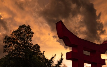 Sunset at RAK Playground