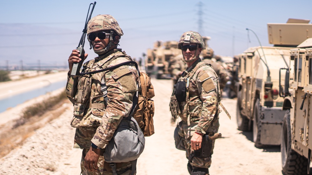 California National Guard Soldiers Support Federal Operation in Southern California