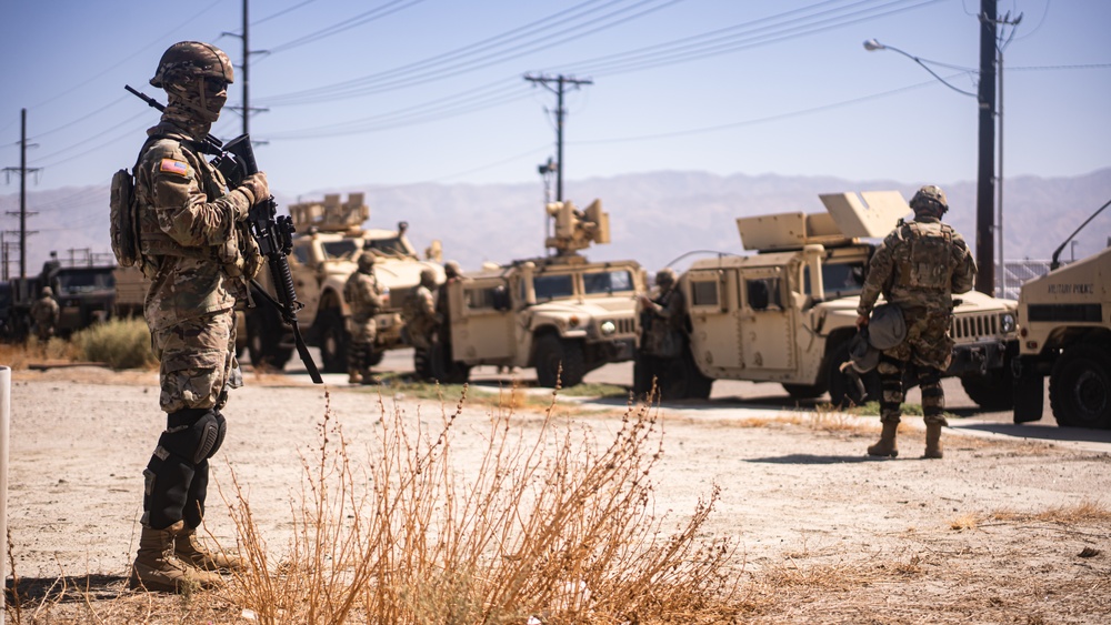 California National Guard Soldiers Support Federal Operation in Southern California