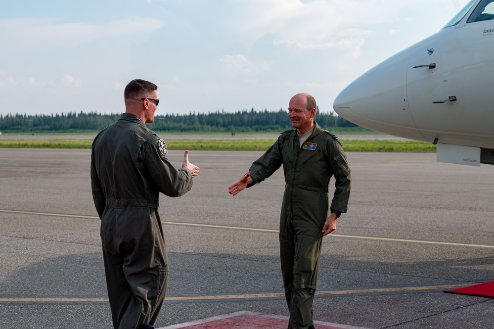 Belgian Chief of Defence visits Red Flag-Alaska 25-2