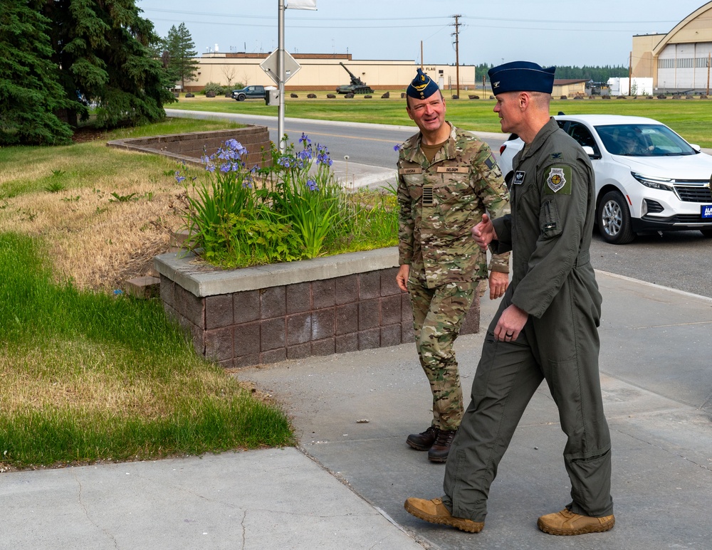 Belgian Chief of Defence visits Red Flag-Alaska 25-2