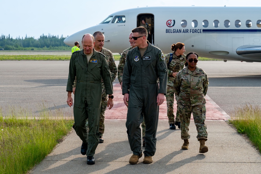 Belgian Chief of Defence visits Red Flag-Alaska 25-2
