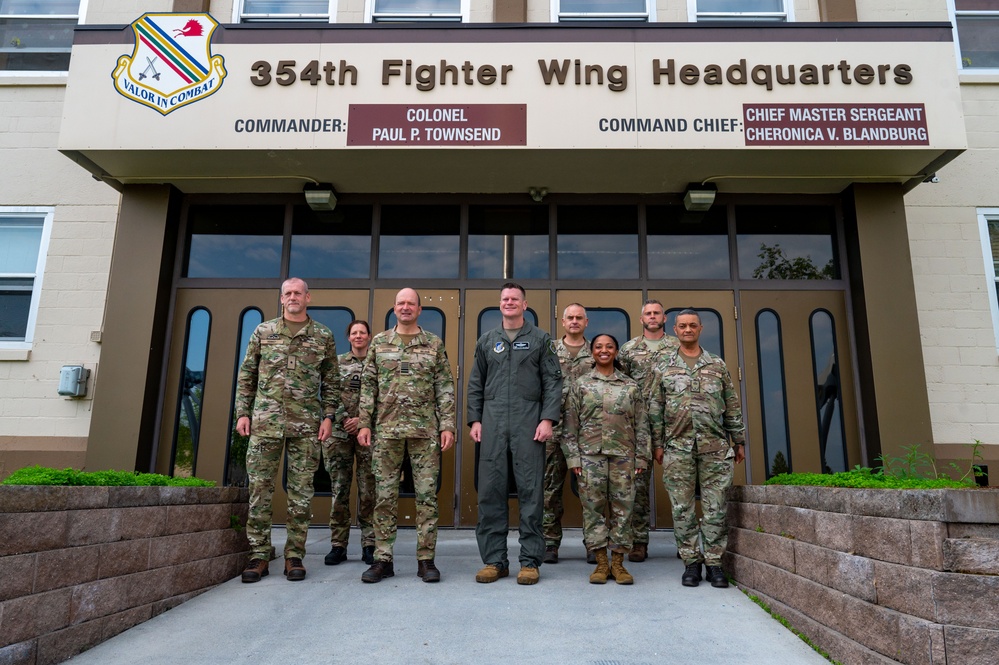 Belgian Chief of Defence visits Red Flag-Alaska 25-2