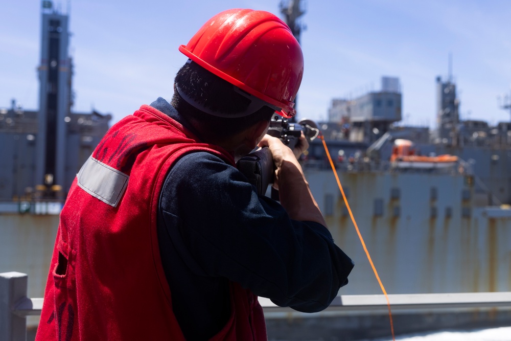 Shoup conducts replenishment-at-sea
