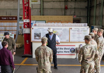 As part of CTLT, the cadets, along with their sponsors, toured MSC-K’s Heavy Equipment Division (HED), gaining valuable insights into the Directorate for Maintenance’s critical capabilities and resources on Jun. 17.