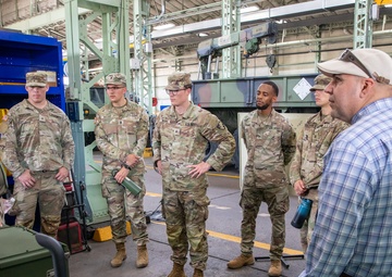 As part of CTLT, the cadets, along with their sponsors, toured MSC-K’s Heavy Equipment Division (HED), gaining valuable insights into the Directorate for Maintenance’s critical capabilities and resources on Jun. 17.
