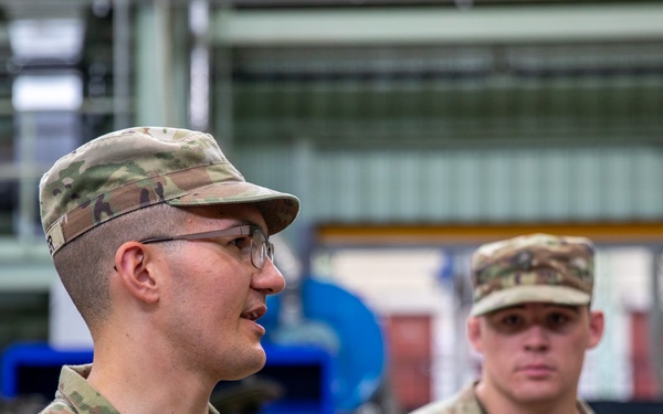 As part of CTLT, the cadets, along with their sponsors, toured MSC-K’s Heavy Equipment Division (HED), gaining valuable insights into the Directorate for Maintenance’s critical capabilities and resources on Jun. 17.