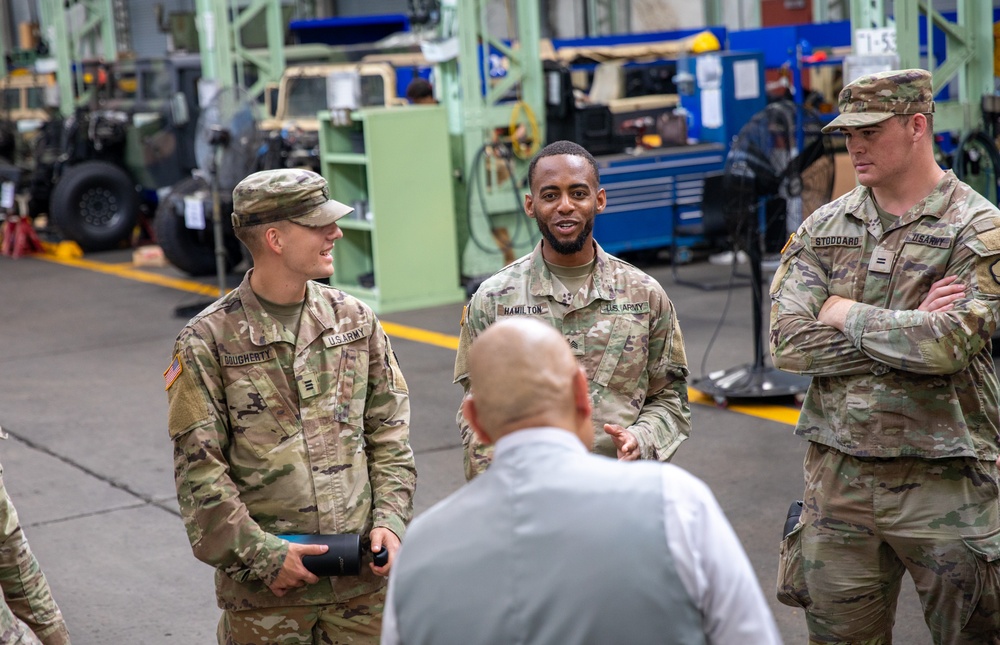 As part of CTLT, the cadets, along with their sponsors, toured MSC-K’s Heavy Equipment Division (HED), gaining valuable insights into the Directorate for Maintenance’s critical capabilities and resources on Jun. 17.