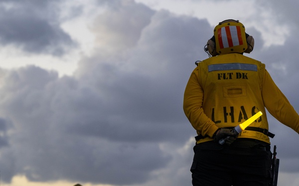 USS America (LHA 6) Conducts Flight Operations