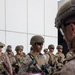 U.S. Marine reenlists at federal building
