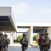U.S. Marine reenlists at federal building
