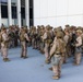 U.S. Marine reenlists at federal building
