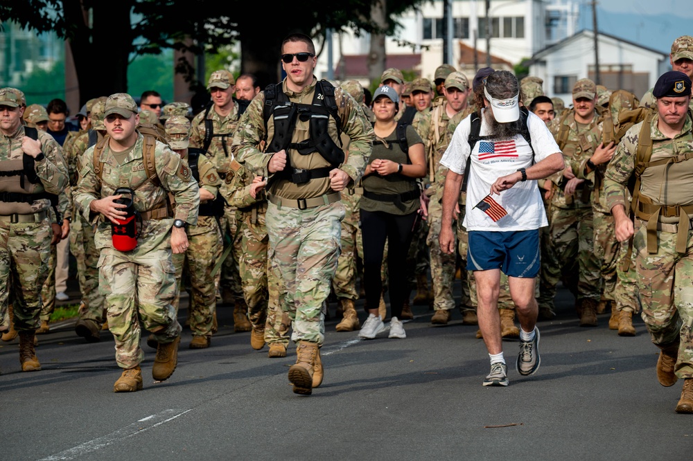 Yokota honors POW/MIA with memorial ruck