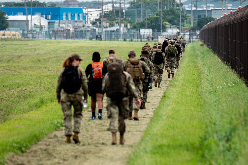 Yokota honors POW/MIA with memorial ruck