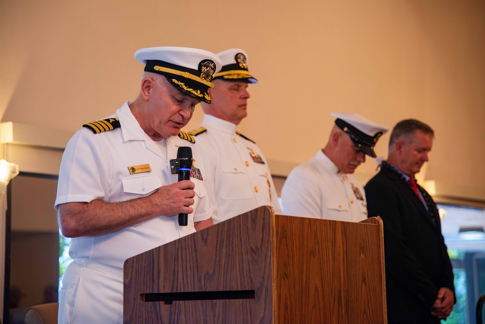Joint Region Marianas Command Master Chief William Webster retires from the Navy after 33 years of service