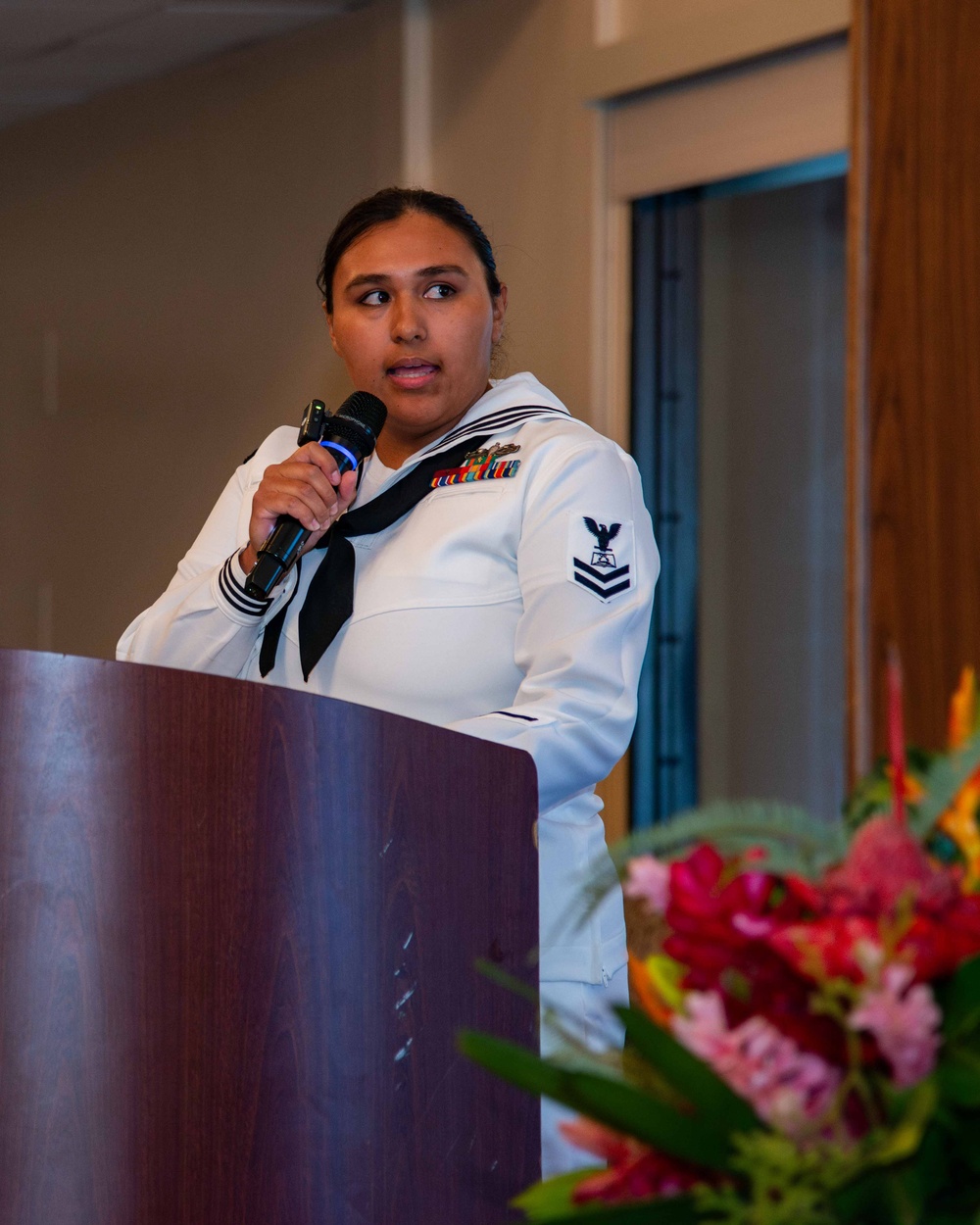 Joint Region Marianas Command Master Chief William Webster retires from the Navy after 33 years of service