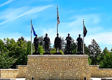 Fort McCoy’s Veterans Memorial Plaza was dedicated in 2009; serves as center point for McCoy ceremonies, more