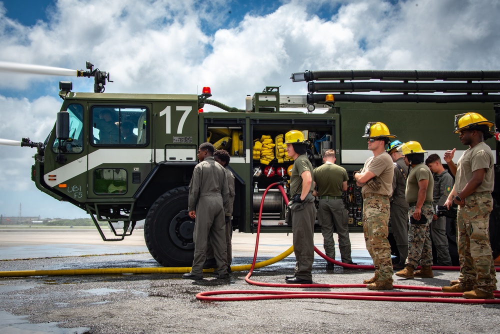134th CES Turret &amp; Hose Training