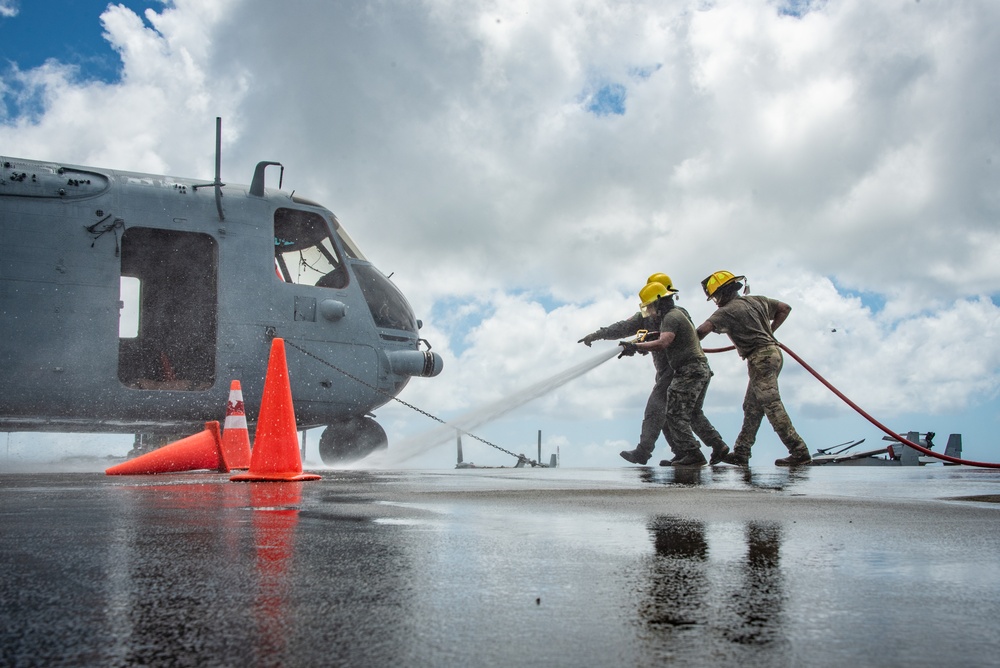 134th CES Turret &amp; Hose Training