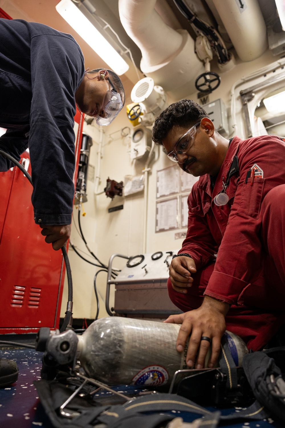 Curtis Wilbur Sailors Conduct Maintenance