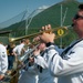 Anchorage Navy Week Enlistment Ceremony at Chinooks Game