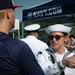 Anchorage Navy Week Enlistment Ceremony at Chinooks Game