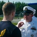 Anchorage Navy Week Enlistment Ceremony at Chinooks Game