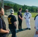 Anchorage Navy Week Enlistment Ceremony at Chinooks Game