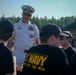 Anchorage Navy Week Enlistment Ceremony at Chinooks Game