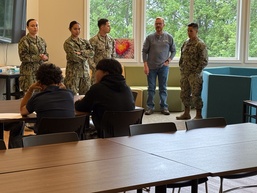 Navy Seabees Connect with Youth Through Mentorship and Service at ARCH Facility