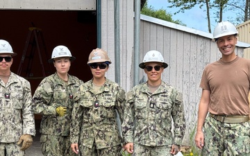 Navy Seabees Connect with Youth Through Mentorship and Service at ARCH Facility