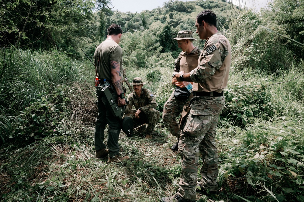 MRF-D 25.3: U.S. Marines and partner nation forces participate in Operation Render Safe 25.1