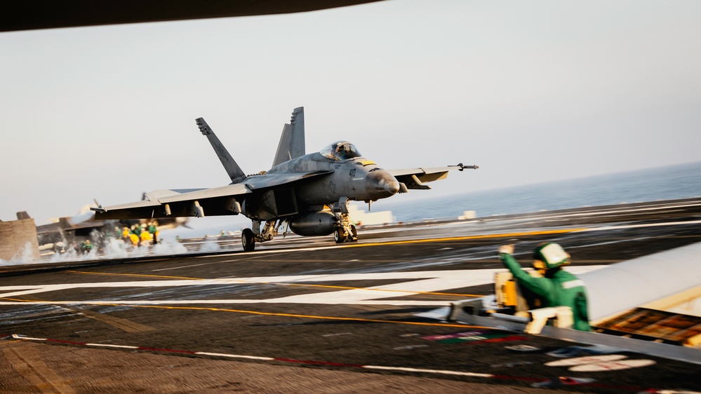 George Washington Conducts Flight Operations