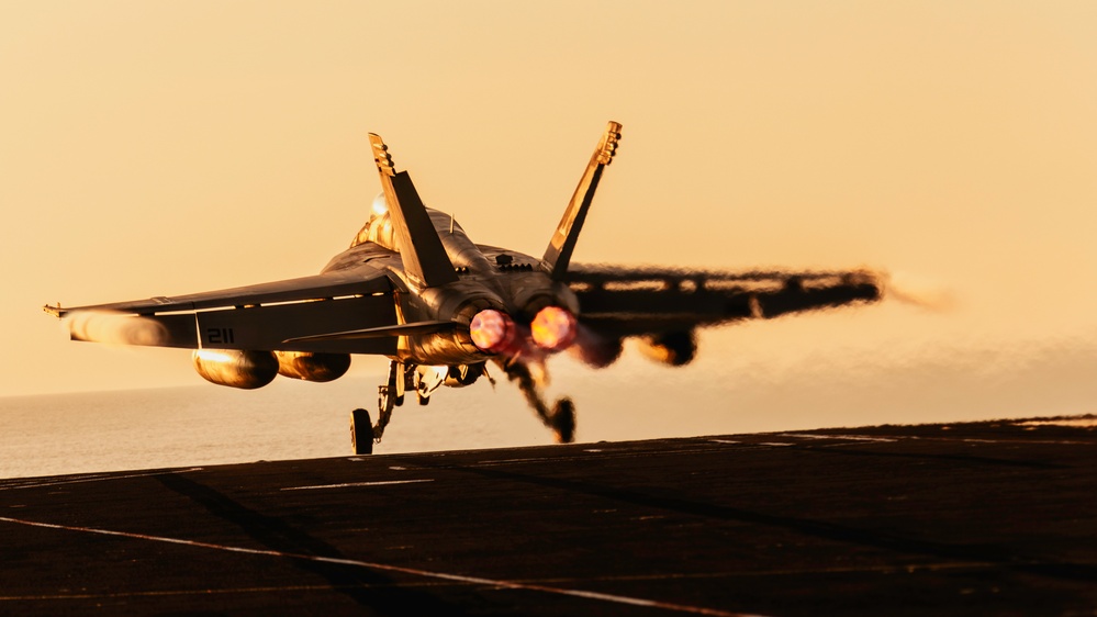 George Washington Conducts Flight Operations