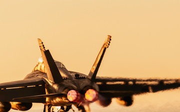 George Washington Conducts Flight Operations