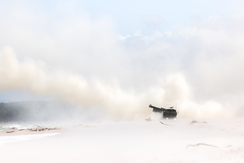 2/14 Marines Operate HIMARS in Poland during BALTOPS 25