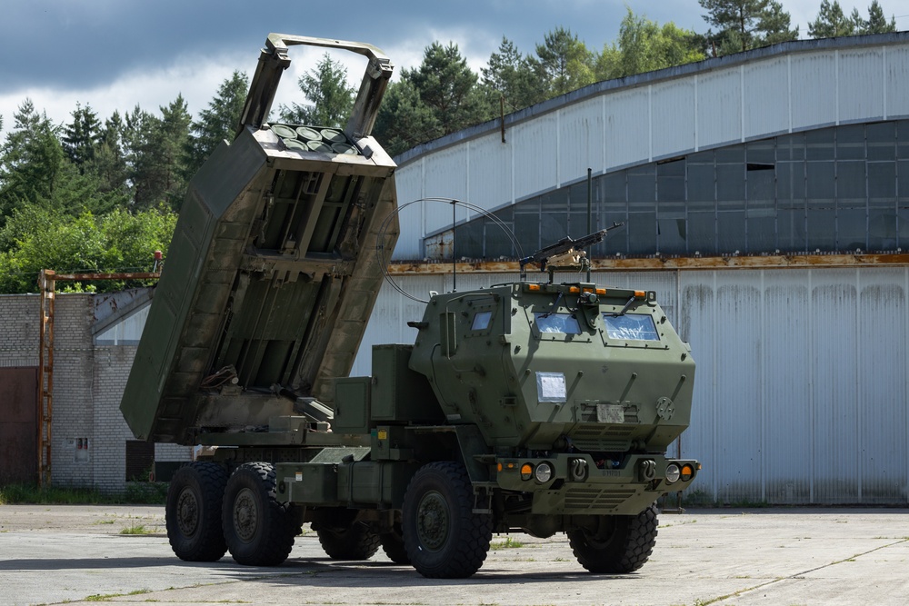 2/14 Marines Operate HIMARS in Poland during BALTOPS 25