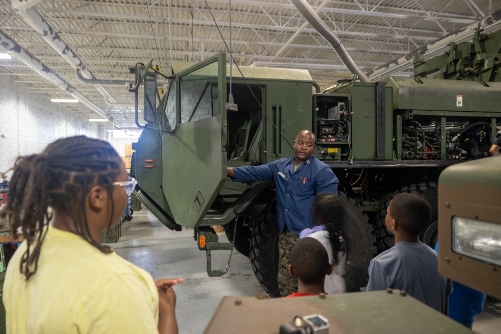 Marine Corps Combat Service Support Schools hosts Bring Your Child to Work Day