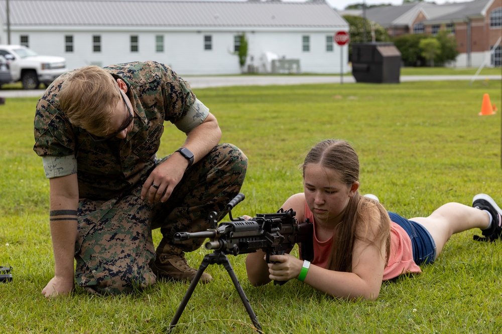Marine Corps Combat Service Support Schools hosts Bring Your Child to Work Day
