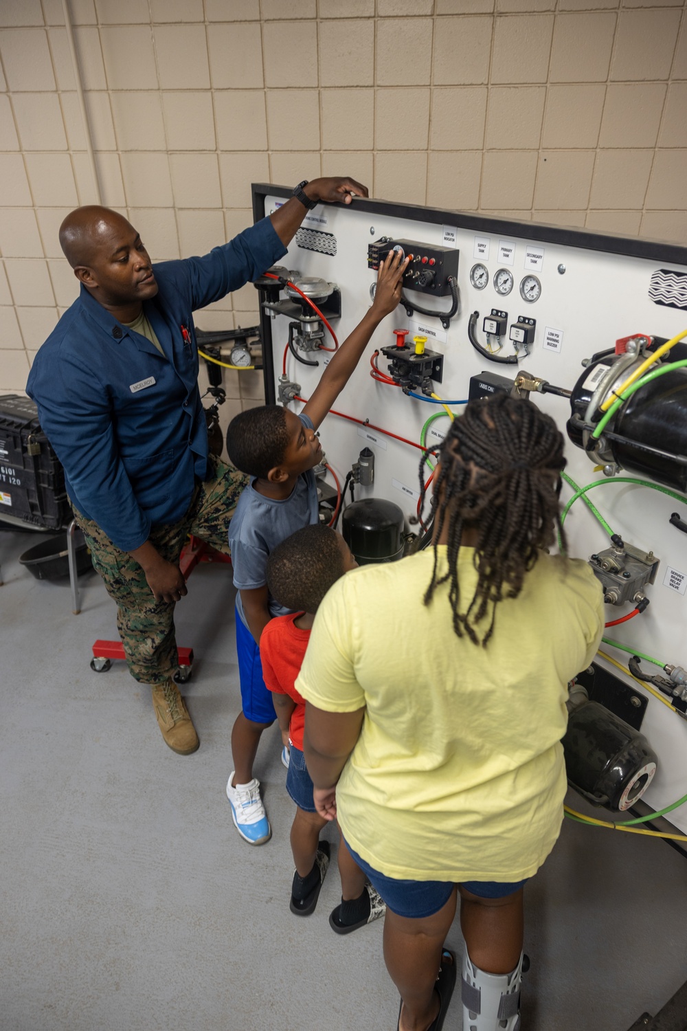 Marine Corps Combat Service Support Schools hosts Bring Your Child to Work Day