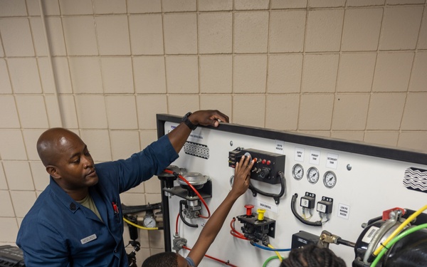 Marine Corps Combat Service Support Schools hosts Bring Your Child to Work Day