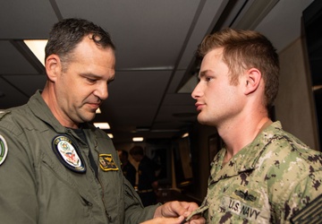 Boxer officers promote to Lieutenant Junior Grade