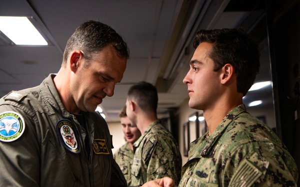 Boxer officers promote to Lieutenant Junior Grade