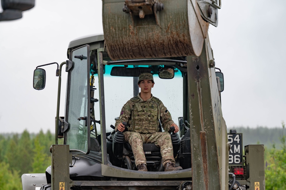 Airfield damage- repaired and ready at Atlantic Trident 25