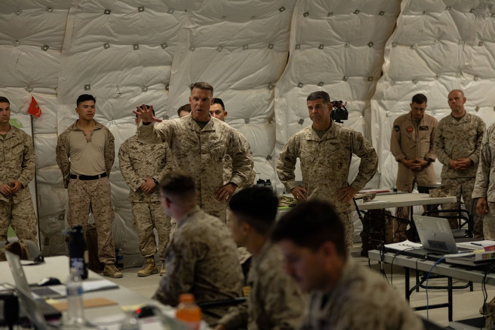 4th MAW Commanding General Visits ITX 3-25