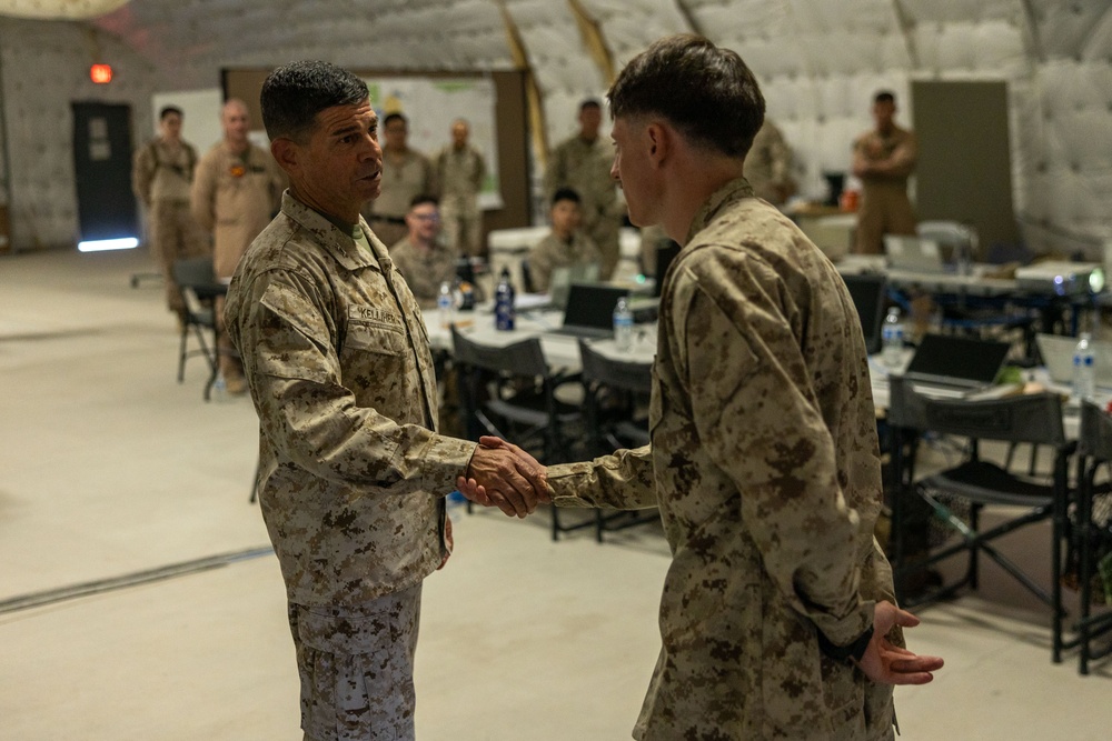 4th MAW Commanding General Visits ITX 3-25