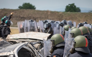 Multinational KFOR soldiers conduct CRC training in Kosovo