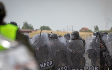 Multinational KFOR soldiers conduct CRC training in Kosovo