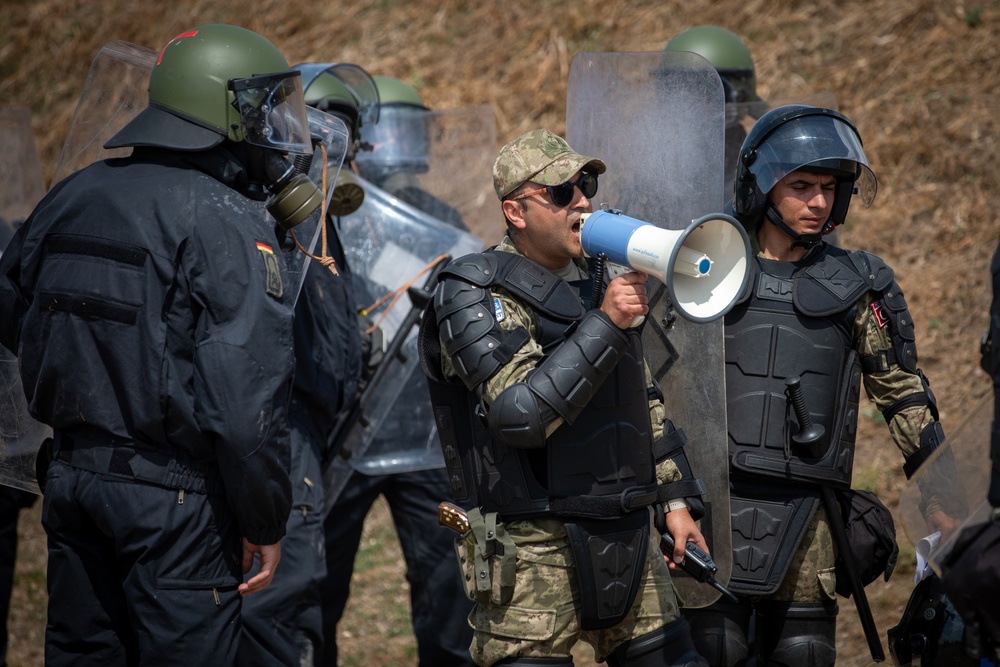 Multinational KFOR soldiers conduct CRC training in Kosovo