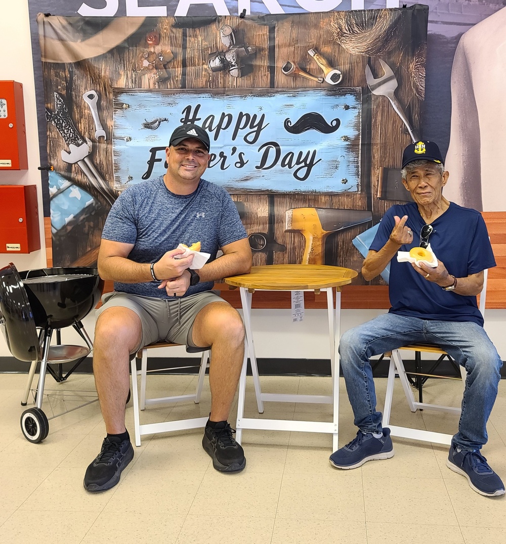Navy Exchanges host successful Donuts for Dad events